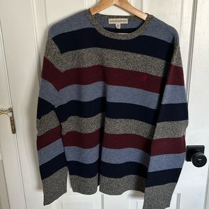 Brooklyn Industries stripped lambs wool sweater men’s size L